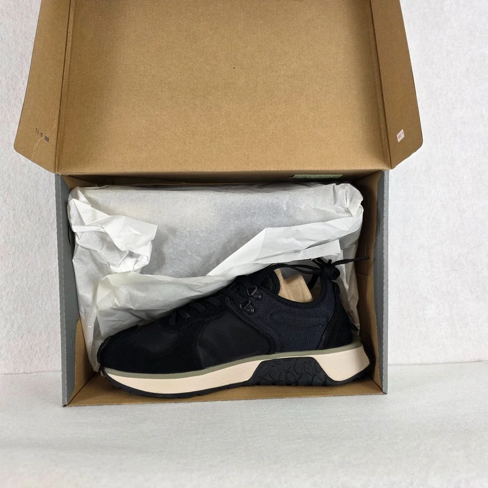 Palladium Troop Runner Sneakers Men's 8 Women's 9.5 Black Black New in Box - Picture 2 of 7